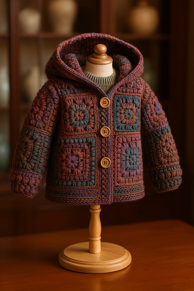 CROCHET PATTERN - Square Scramble Sweater