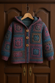 CROCHET PATTERN - Square Scramble Sweater